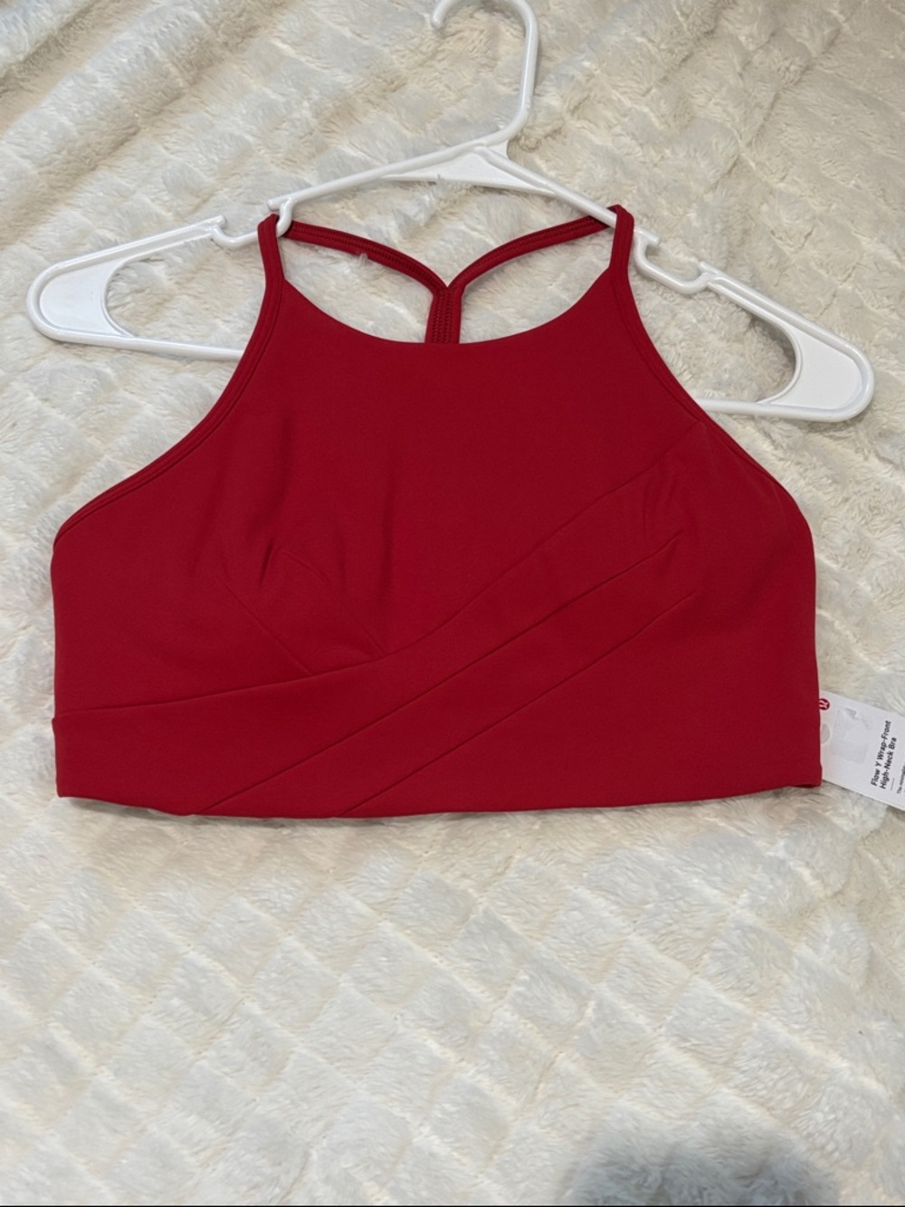 Lululemon Flow Y Wrap-Front High-Neck Bra *Light Support, B/C Cup